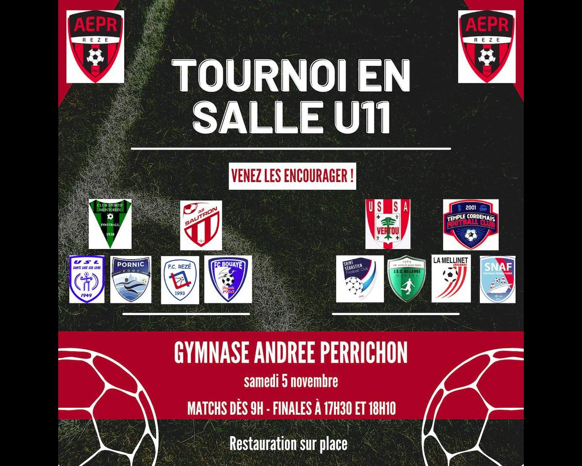 Actualit Tournoi En Salle U Club Football Aepr Rez Football