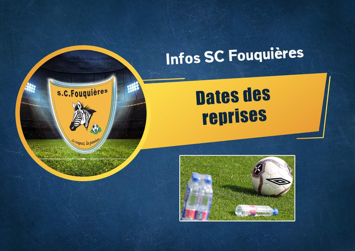 Actualit Les Dates De Reprises Club Football Sporting Club