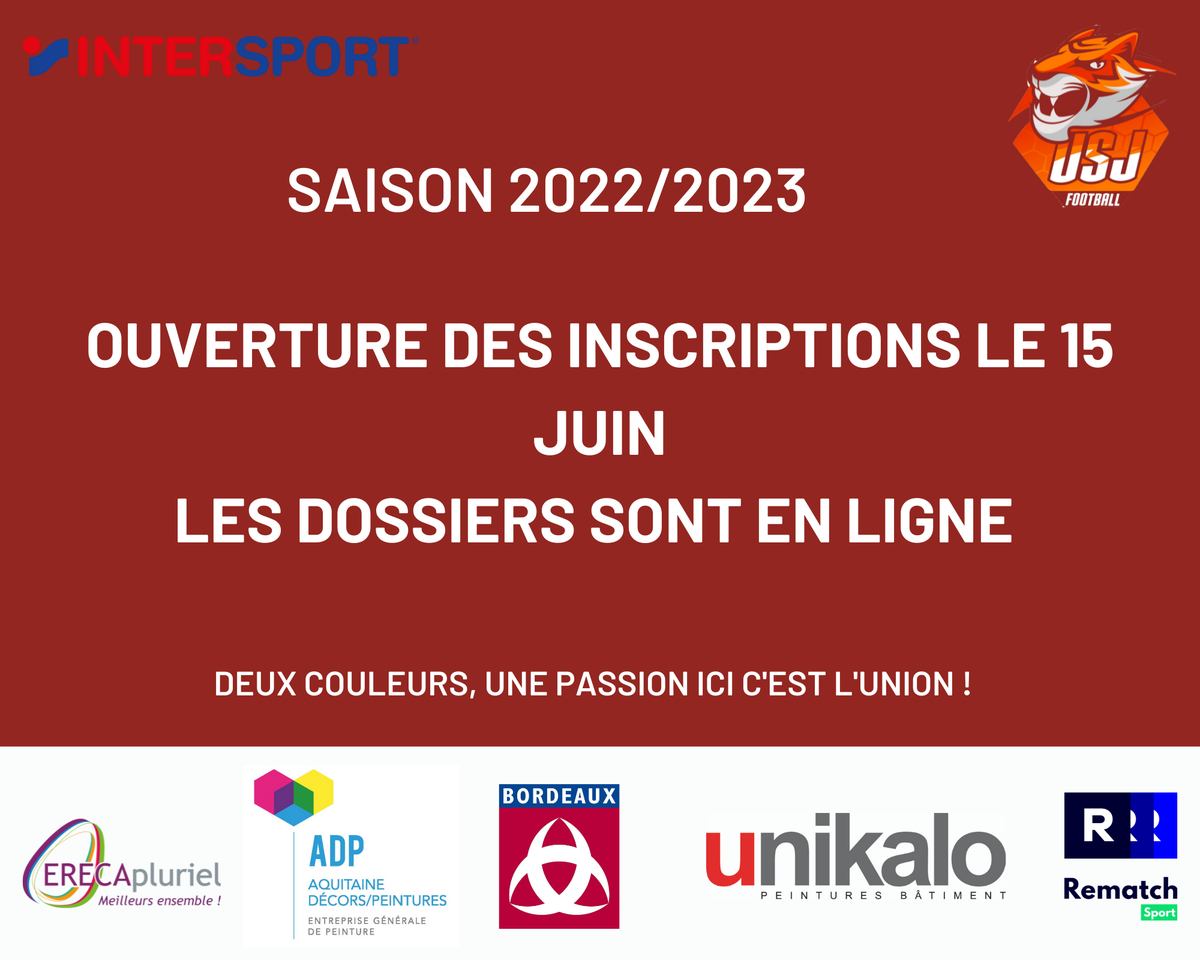 Actualit Inscriptions Football Club Football Union St