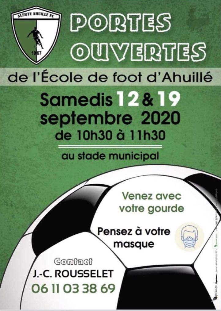 Actualité Portes ouvertes Ecole de foot club Football ALERTE