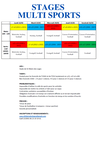PROGRAMME DES VACANCES DE FEVRIER