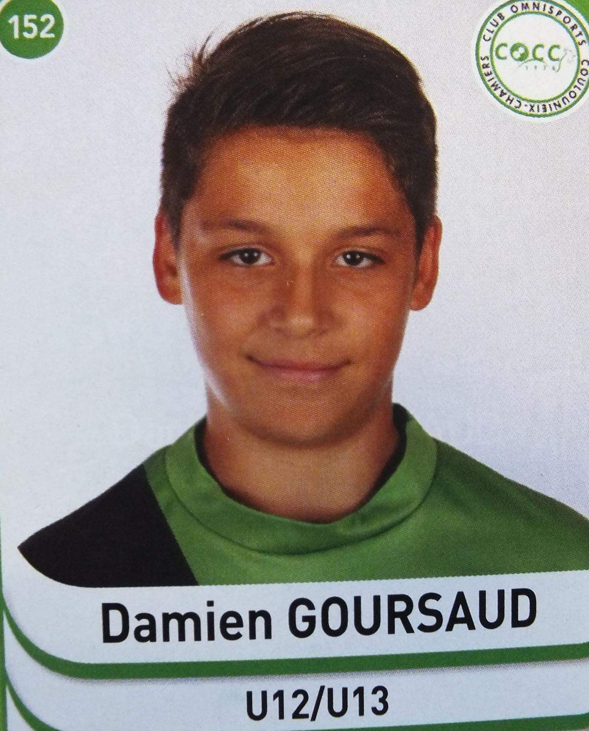 Joueur - DAMIEN GOURSAUD - club Football CLUB OMNISPORTS DE COULOUNIEIX ...