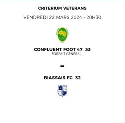 Vétérans - FC BIAS
