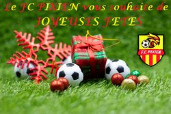 bonnes fêtes - football club pixien