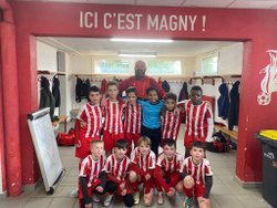 Opposés à l'ASP Sainte-Marie et à l'AS St Julien, les U11 se qualifient pour la finale de secteur en compagnie du FC Trémery. - Renaissance sportive MAGNY