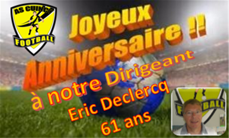 Bon Anniversaire Eric