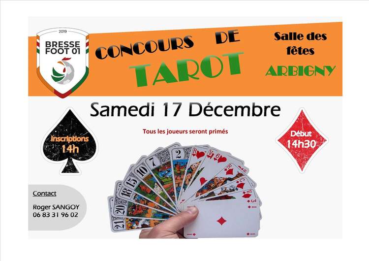 Concours tarot : Jeu de cartes Tarot a Arbigny