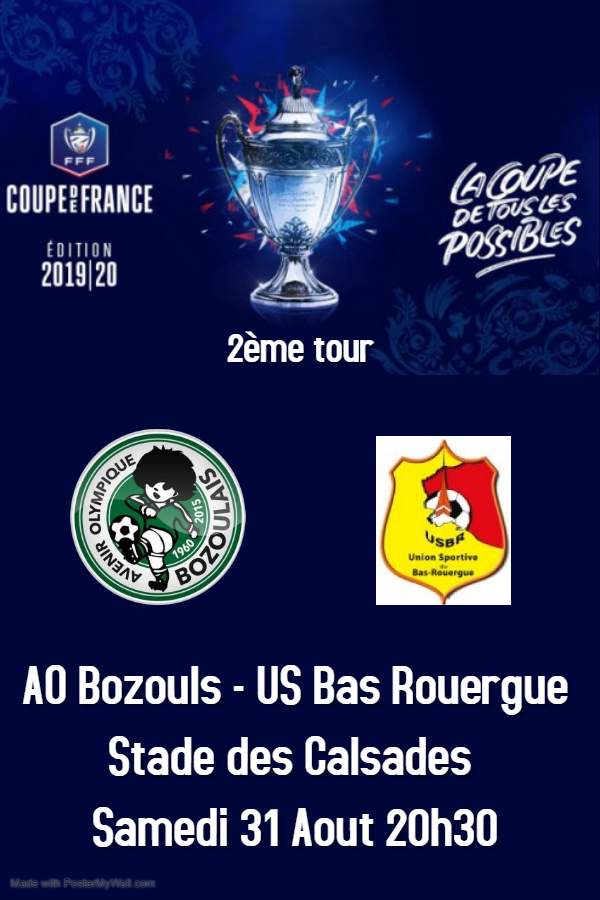 Actualité 2ème Tour De Coupe De France Club Football Aobozouls Footeo 4112