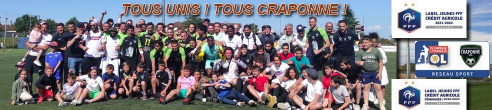 AS CRAPONNE : site officiel du club de foot de CRAPONNE - footeo