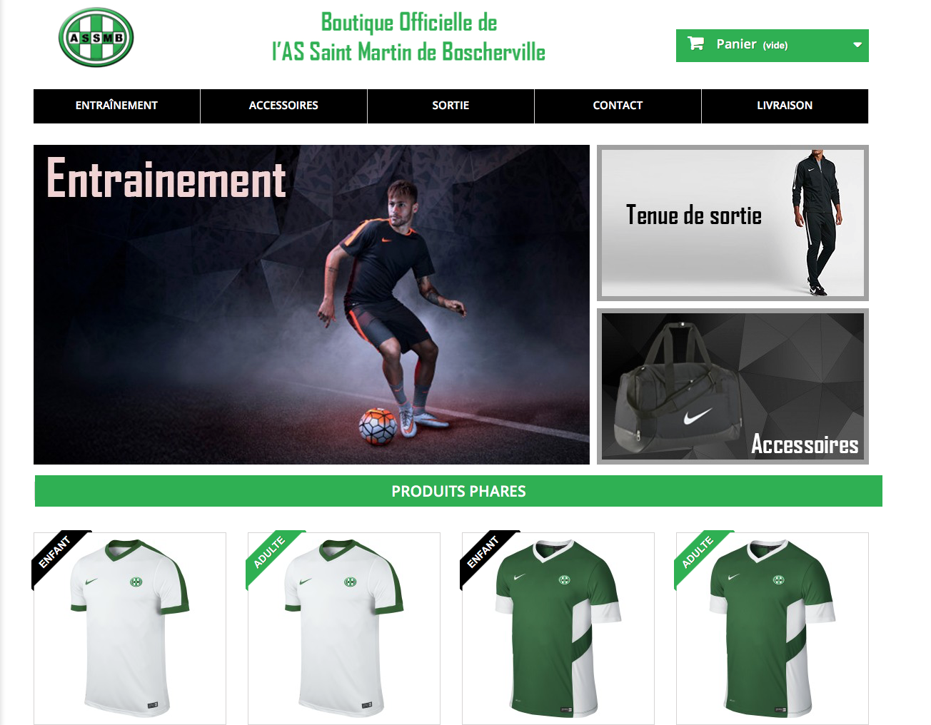 boutique de foot en ligne