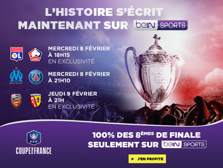 8èmes De Finale De La Coupe De France Avec BeIN SPORTS