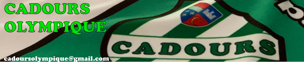 CADOURS Olympique : site officiel du club de foot de CADOURS - footeo