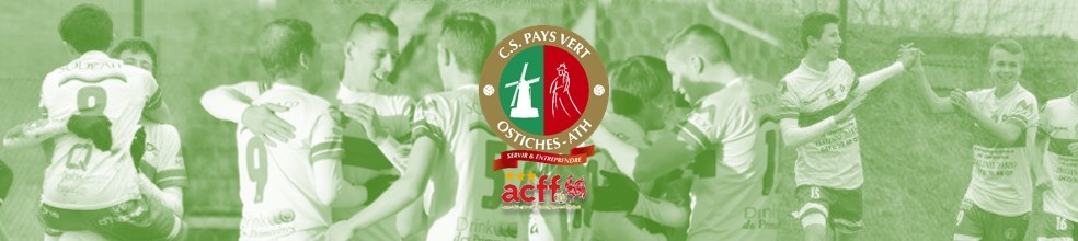 CS Pays Vert Ostiches Ath : site officiel du club de foot de Ostiches - footeo