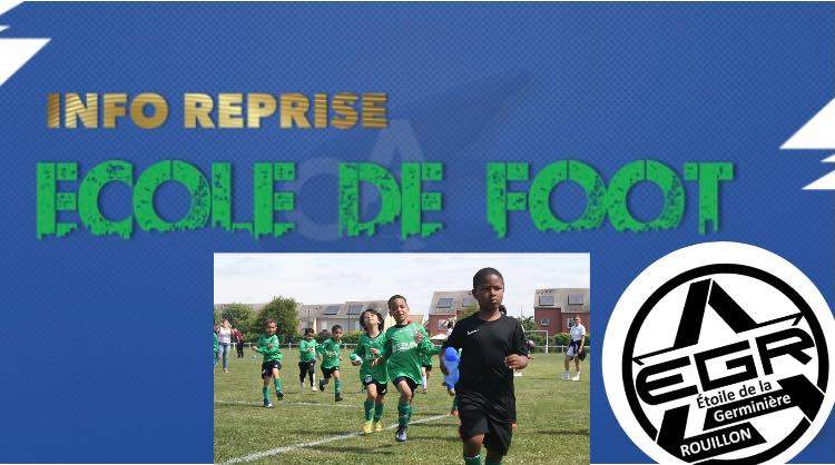 Actualité Reprise Des Entrainements Ecole De Foot Club Football Etoile De La GerminiÈre 8015