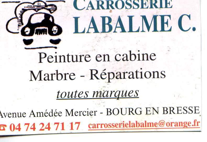 Carrosserie labalme bourg en bresse