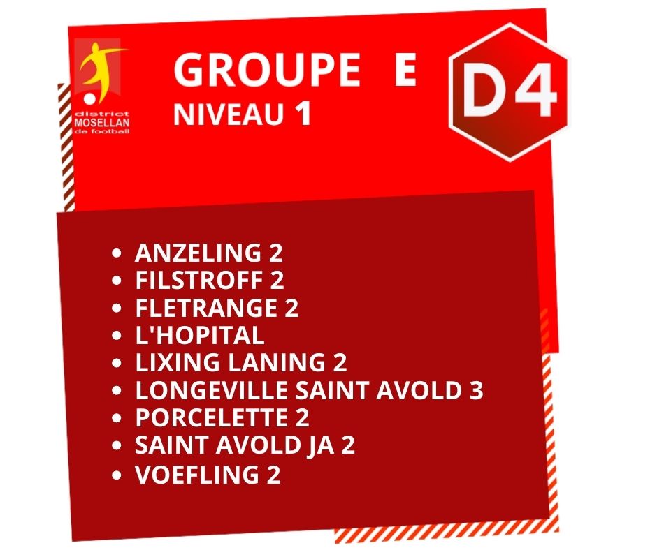 Actualité - Composition groupe D4 - Phase printemps -... - club ...