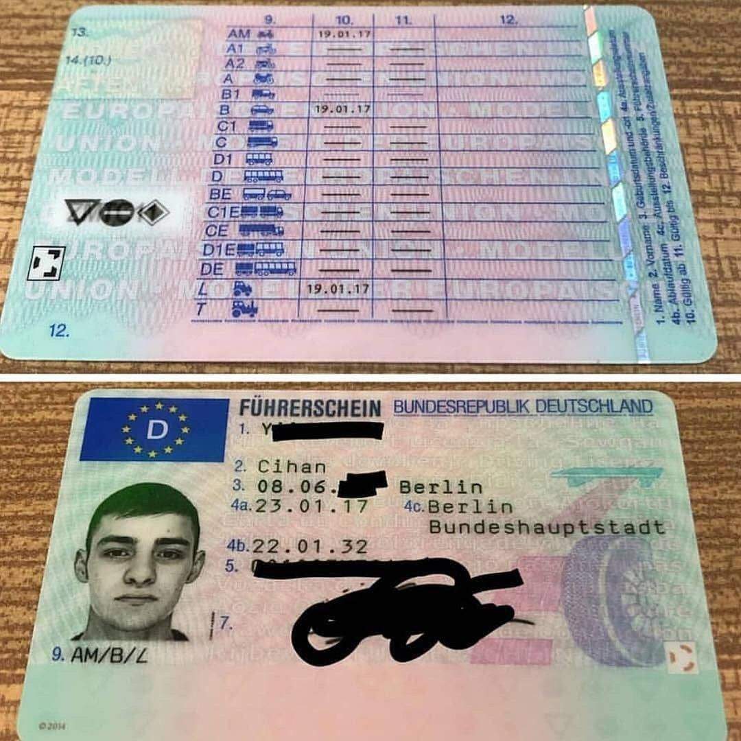 Translate German Driver S License To English