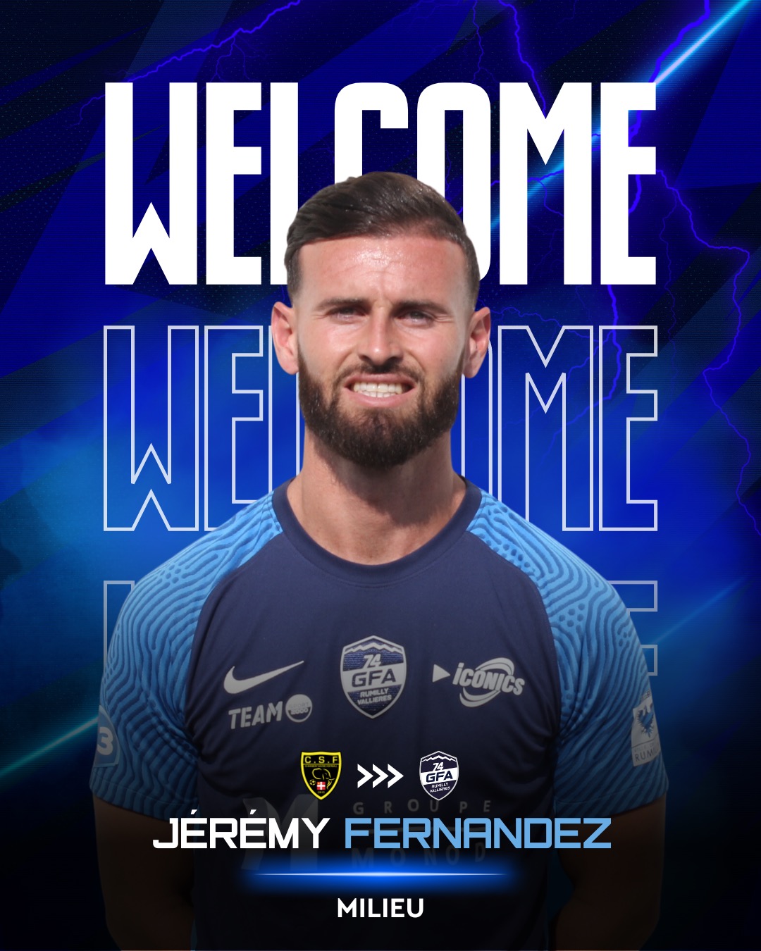 Actualité - Mercato - Signature de Jérémy Fernandez - club Football GFA ...