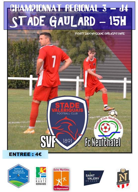 Actualité - AFFICHE DU WEEK-END - Club Football STADE VALERIQUAIS ...