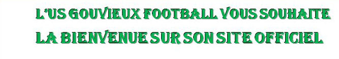 US GOUVIEUX : site officiel du club de foot de GOUVIEUX - footeo