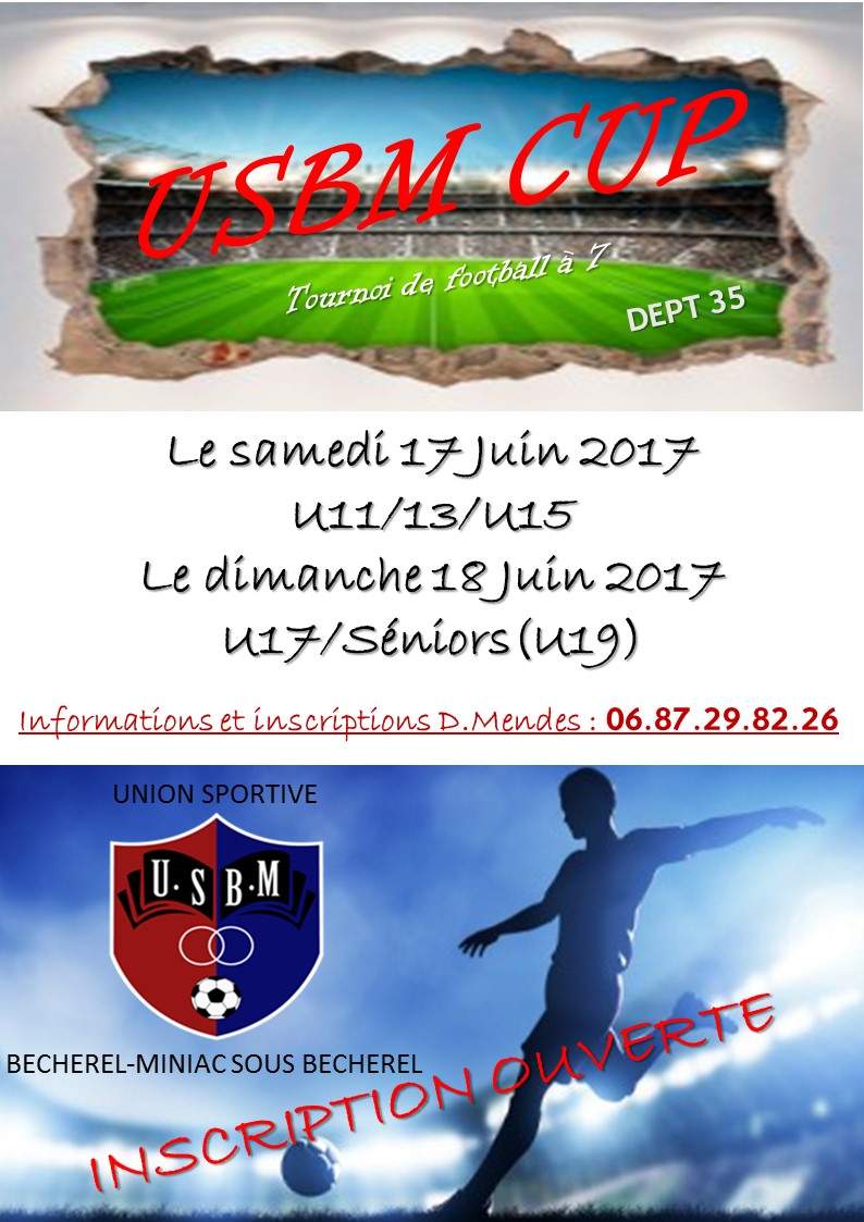 Actualité - USBM CUP 2017 - club Football US BECHEREL ...